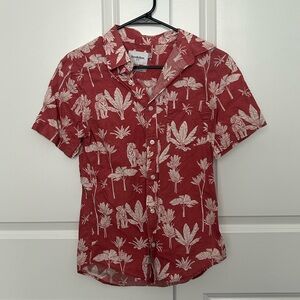 Tropical Button Up Size S Slim Fit